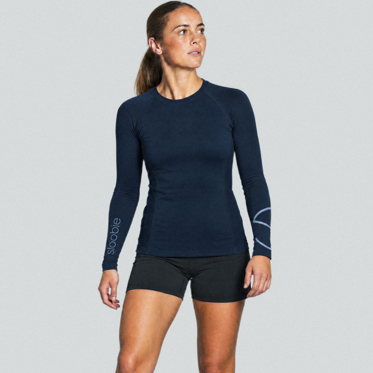 Navy top, front view #color_navy